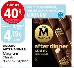 Intermarché Gelado after dinner Magnum promoção