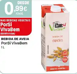 Intermarché Bebida de aveia PorSi VivaBem promoção