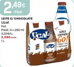 Intermarché Leite c/ chocolate Ucal promoção
