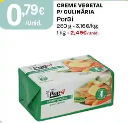 Intermarché Creme vegetal p/ culinária porsi promoção