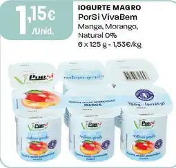 Intermarché IOGURTE MAGRO PorSi VivaBem promoção