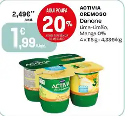 Intermarché Activia cremoso danone promoção