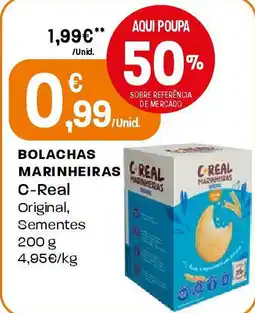 Intermarché Bolachas marinheiras C-Real Original, Sementes promoção