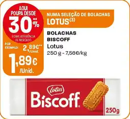 Intermarché Bolachas biscoff lotus promoção