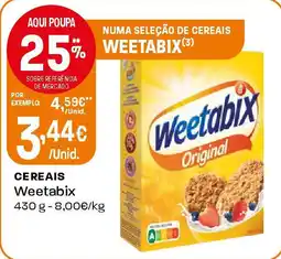 Intermarché Cereais weetabix promoção