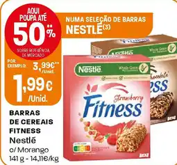 Intermarché Barras de cereais fitness nestlé c/ morango promoção