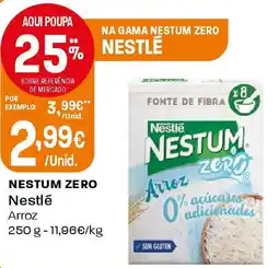 Intermarché Nestum zero nestlé arroz promoção