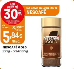 Intermarché Nescafé gold promoção