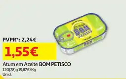 Minipreço Atum em Azeite BOM PETISCO promoção