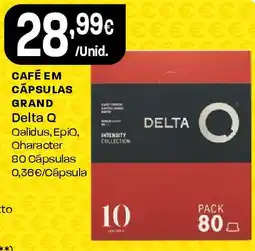 Intermarché Café em cápsulas grand Delta Q promoção
