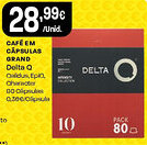 Intermarché Café em cápsulas grand Delta Q promoção