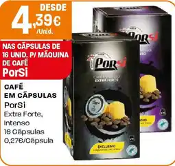 Intermarché Café em cápsulas PorSi promoção