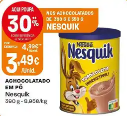 Intermarché Achocolatado em põ nesquik promoção