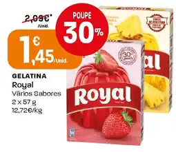 Intermarché GELATINA Royal Vários promoção