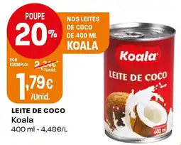 Intermarché LEITE DE COCO Koala promoção