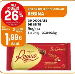 Intermarché Chocolate de leite Regina promoção