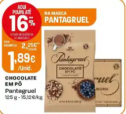 Intermarché Chocolate em pó pantagruel promoção