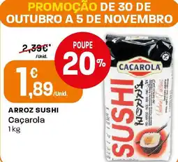 Intermarché Arroz sushi Caçarola promoção