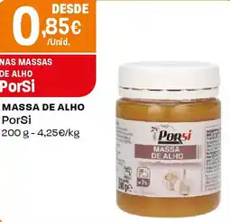Intermarché Massa de alho porsi promoção