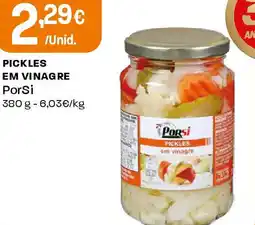 Intermarché Pickles em vinagre PorSi promoção