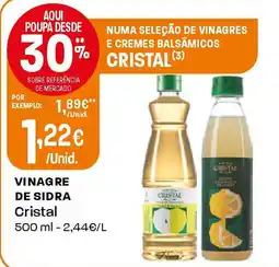 Intermarché Vinagre de sidra cristal promoção