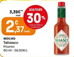 Intermarché MOLHO Tabasco Picante promoção