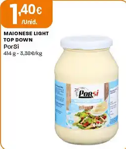 Intermarché Maionese light top down PorSi promoção