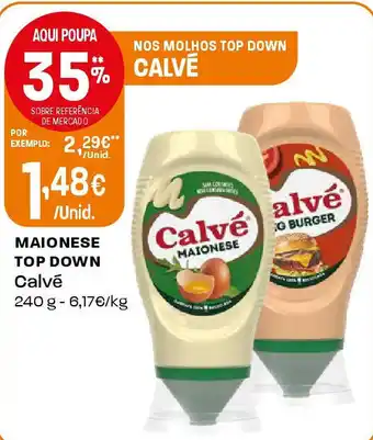 Intermarché Maionese top down calvé promoção