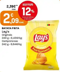 Intermarché Batata frita Lay's Originais promoção