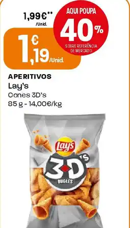 Intermarché Aperitivos Lay's Cones 3D'S promoção