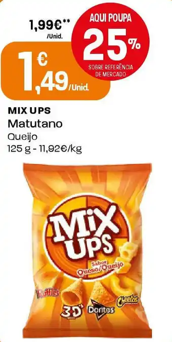 Intermarché Mix ups Matutano Queijo promoção