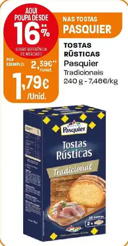 Intermarché Tostas rústicas Pasquier promoção