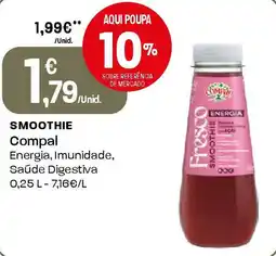 Intermarché Smoothie Compal promoção