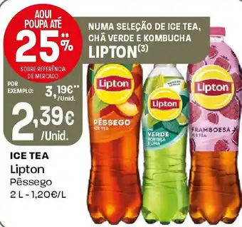 Intermarché ICE TEA Lipton Pêssego promoção