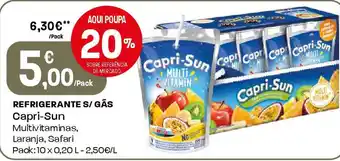 Intermarché Refrigerante s/gās Capri-Sun promoção