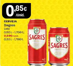 Intermarché CERVEJA Sagres promoção