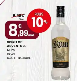 Intermarché Spirit of adventure Rum promoção