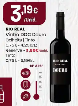 Intermarché RIO REAL Vinho DOC Douro promoção