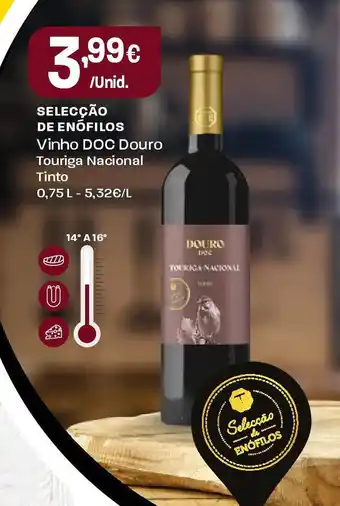 Intermarché Selecção de enofilos Vinho DOC Douro promoção