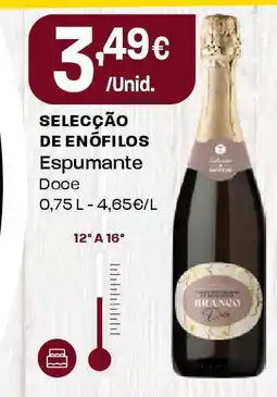 Intermarché SELECÇÃO DE ENÓFILOS Espumante promoção