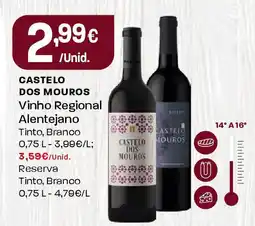 Intermarché CASTELO DOS MOUROS Vinho Regional Alentejano promoção