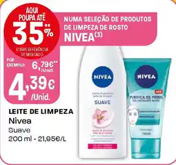 Intermarché LEITE DE LIMPEZA Nivea promoção