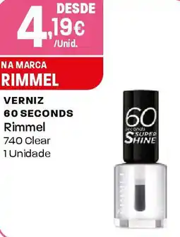 Intermarché VERNIZ 60 SECONDS Rimmel promoção