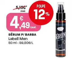 Intermarché SÉRUM P/BARBA Labell Men promoção