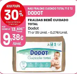 Intermarché FRALDAS BEBÉ CUIDADO TOTAL Dodot promoção