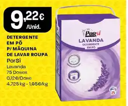 Intermarché Detergente em pó p/máquina de lavar roupa porsi promoção