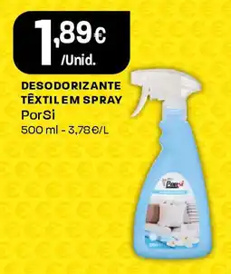 Intermarché Desodorizante textilem spray PorSi promoção