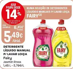 Intermarché Detergente líquido manual p/ lavar loiça Fairy promoção