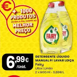 Intermarché Detergente líquido manual p/ lavar loiça fairy promoção