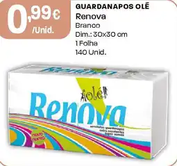 Intermarché Guardanapos ole Renova promoção